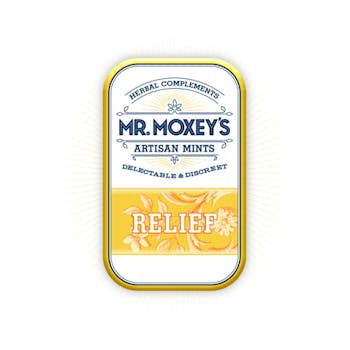 Relief 5:5:1 Ginger Mint | 20 mints | Mr. Moxey's Mints